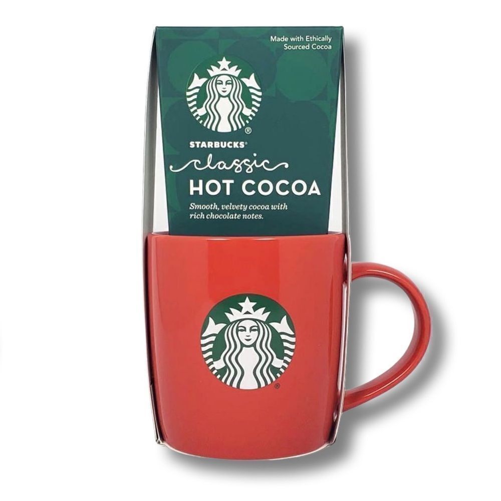 Starbucks Classic Hot Chocolate Cocoa Gift Set • NWT